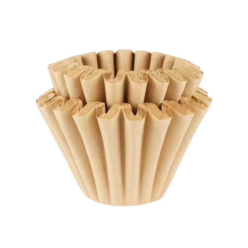 155x 45mm hand-punched drip filter coffee filter paper 100 pieces of corrugated origami filter cup cake cup filter paper 50g