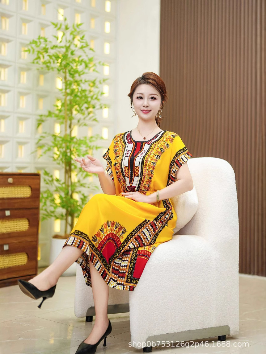 Экспресс-доставка длинное новое этническое ночное платье стройнящее западного стиля высококачественная прямая продажа с завода