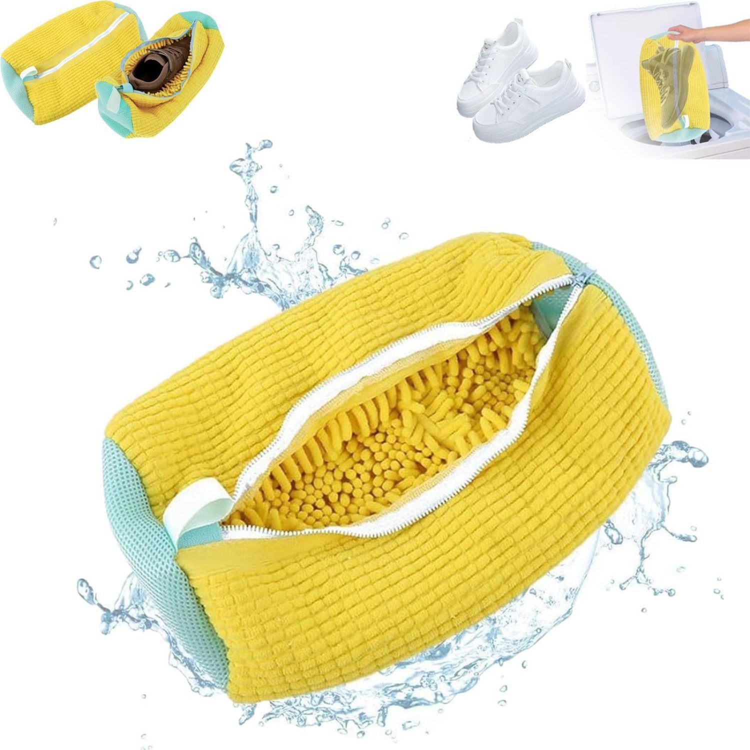 Multifunctional washing machine shoe bag drying shoe bag combination lazy artifact household machine washing ordinary washing shoes