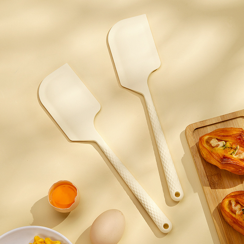 Silicone Scraper Baking Tool Birthday Cake Cream Scraper Shovel Integrated Kitchen Household High Temperature Resistant Spatula