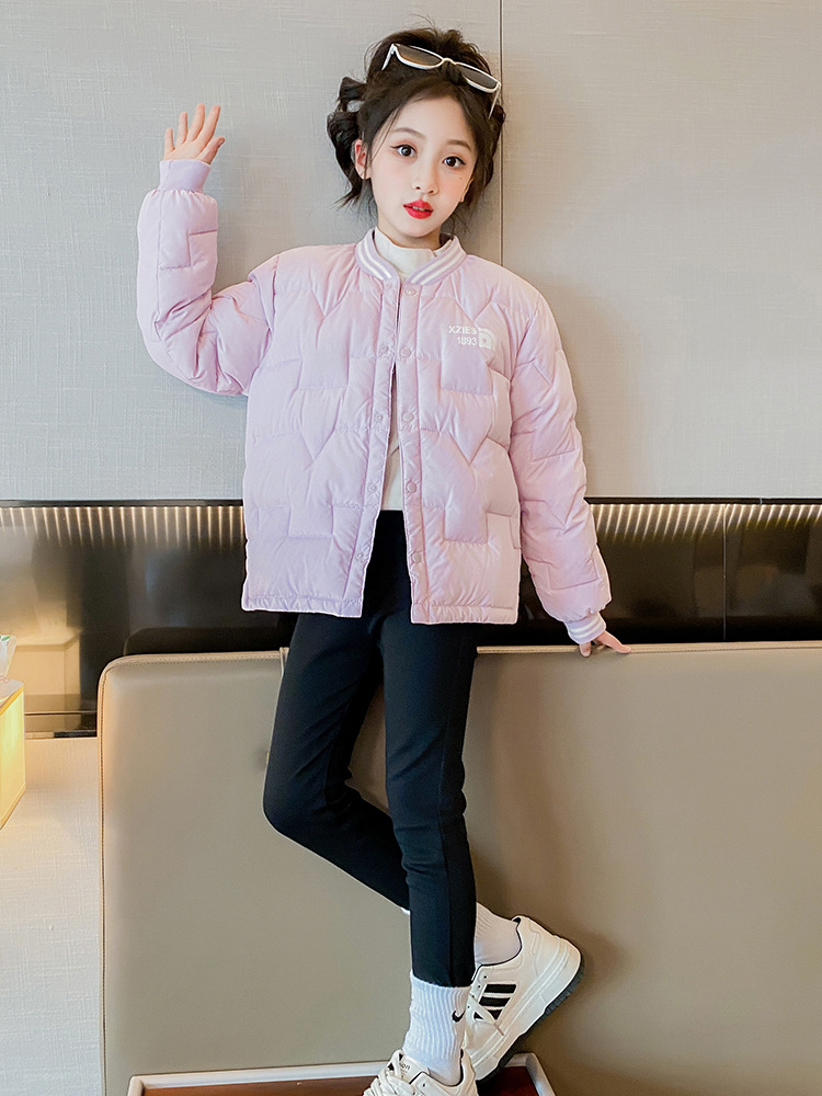 New Children's down Inner Jacket for Autumn and Winter, Lightweight and Warm Vest for Boys and Girls, Suitable for Older Children and Students, Can Be Worn Inside and Outside