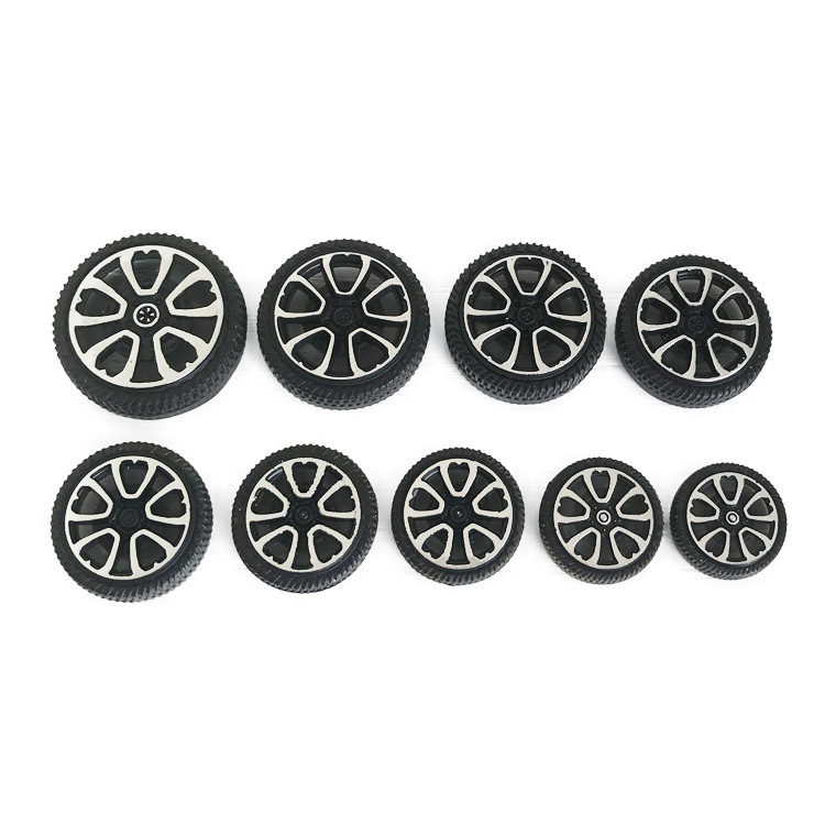 Plastic Wheel Toy Wheels Are Available in Various Specifications, Kidsren's Teaching Aids, DIY Production of Small Car Wheel Accessories