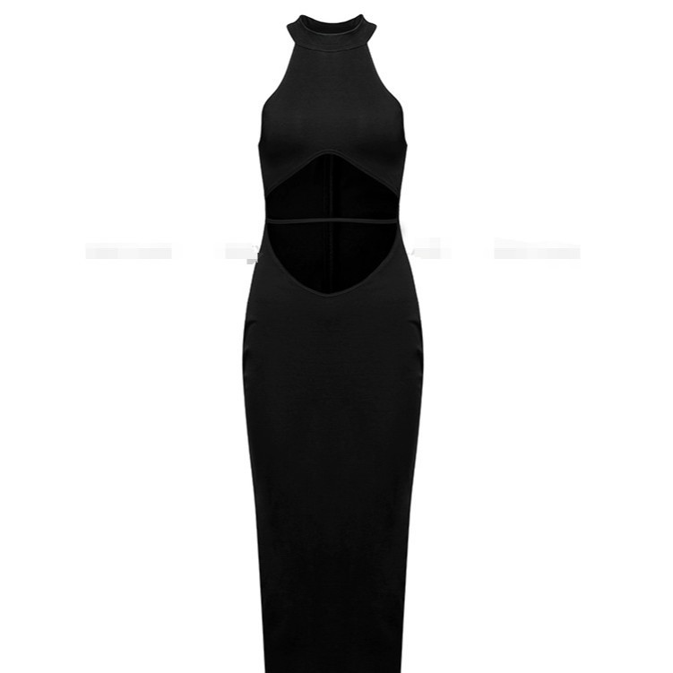 Small Orders Are Returned Quickly. the Manufacturer Customizes High-End Black Long Skirts for Women and Processes Them According to the Sample