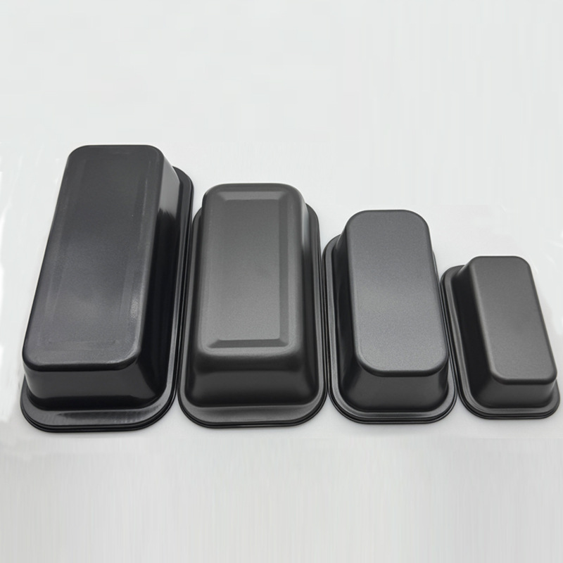 Toast Bread Mold Carbon Steel Long Square Plate Baking Baking Tray Do Not Suck DIY Cake Pizza Tray Baking Mold Wholesale