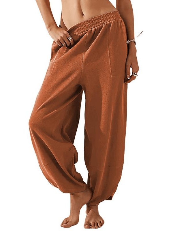 European and American Cross-Border Amazon Pants Women's Wide-Leg Pants Women's Casual Pants 2025 Style Casual Business Pants with Pockets