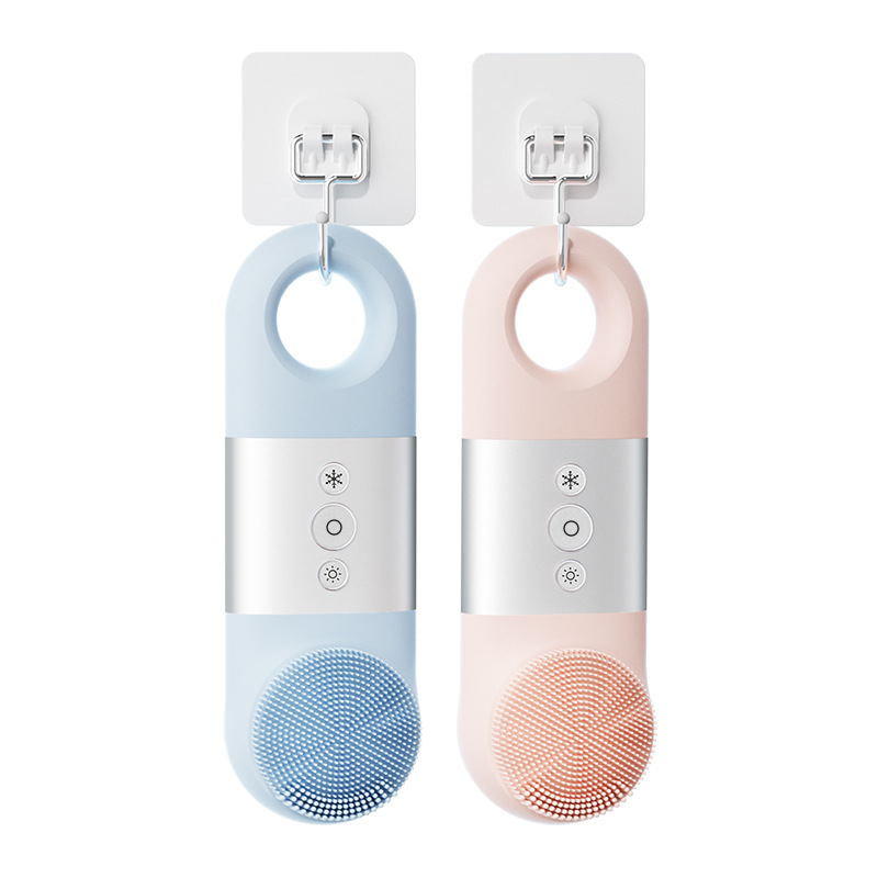 New Electric Massage Facial Cleanser Facial Cleanser Ultrasonic Cleansing Facial Makeup Remover Facial Massage Artifact