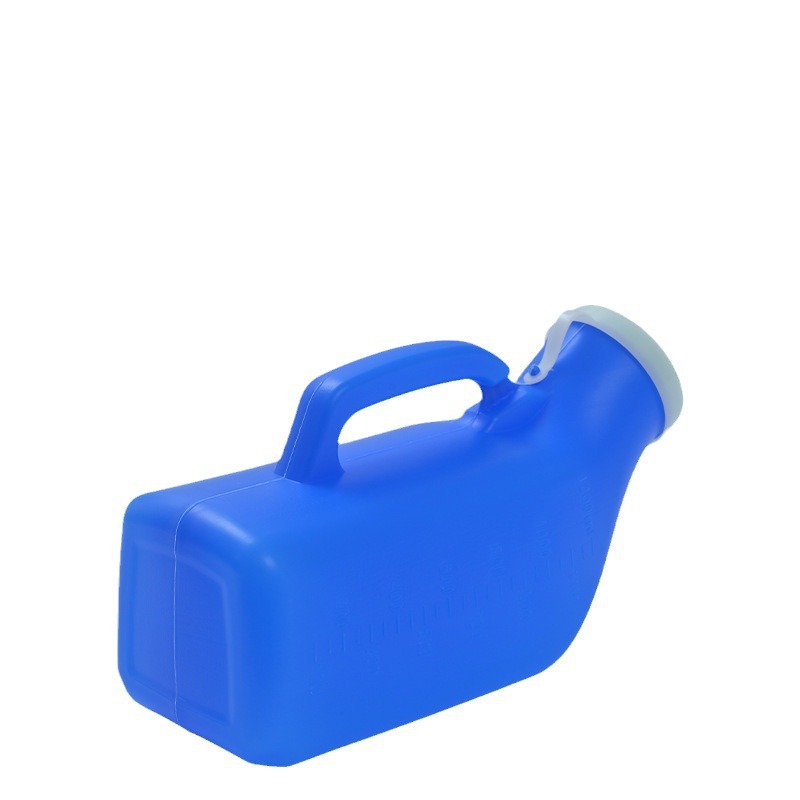 Men's urinal with packaging with scale 1200ml plastic urinal for elderly bedridden patients with lid chamber pot