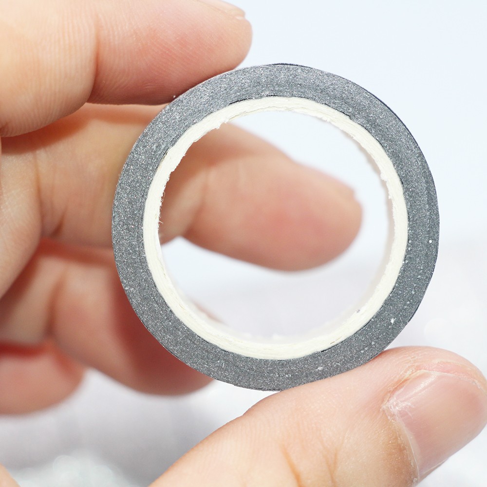 Factory supply pure white silver powder small tube glitter powder tape creative decoration Halloween gold powder tape wholesale