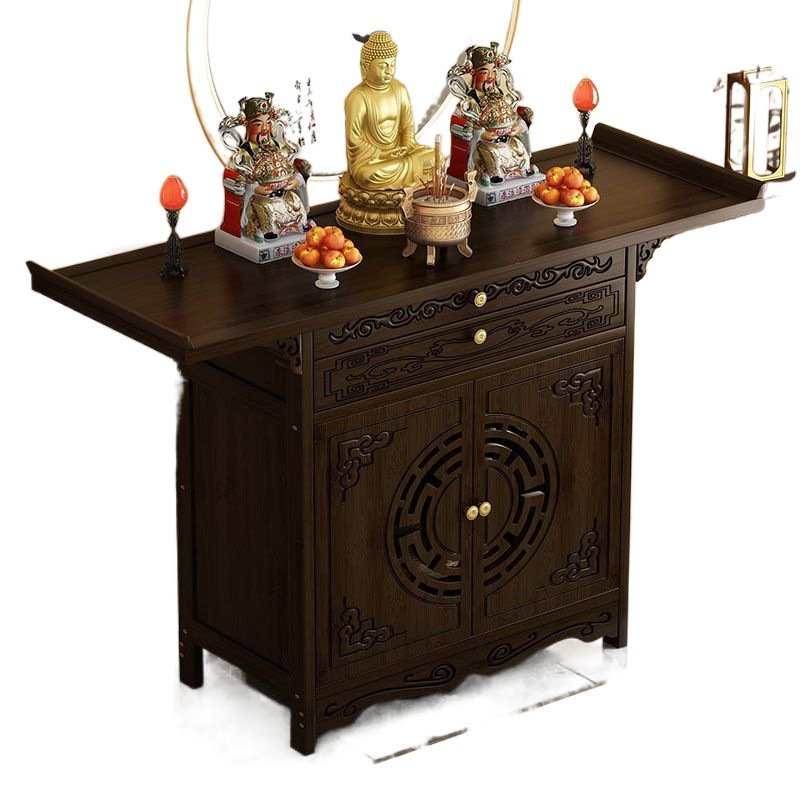 New Chinese Style Middle Hall Eight Immortals Table Non-solid Wood Table Home Incense Table Rural Living Room Home Entrance Table