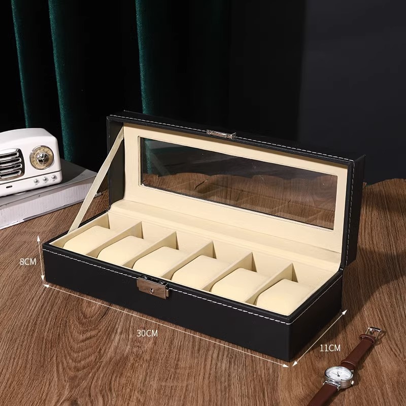Leather Watch Box Watch Storage Box Watch Display Box Detachable Watch Case Watch Jewelry Bracelet Integrated Box