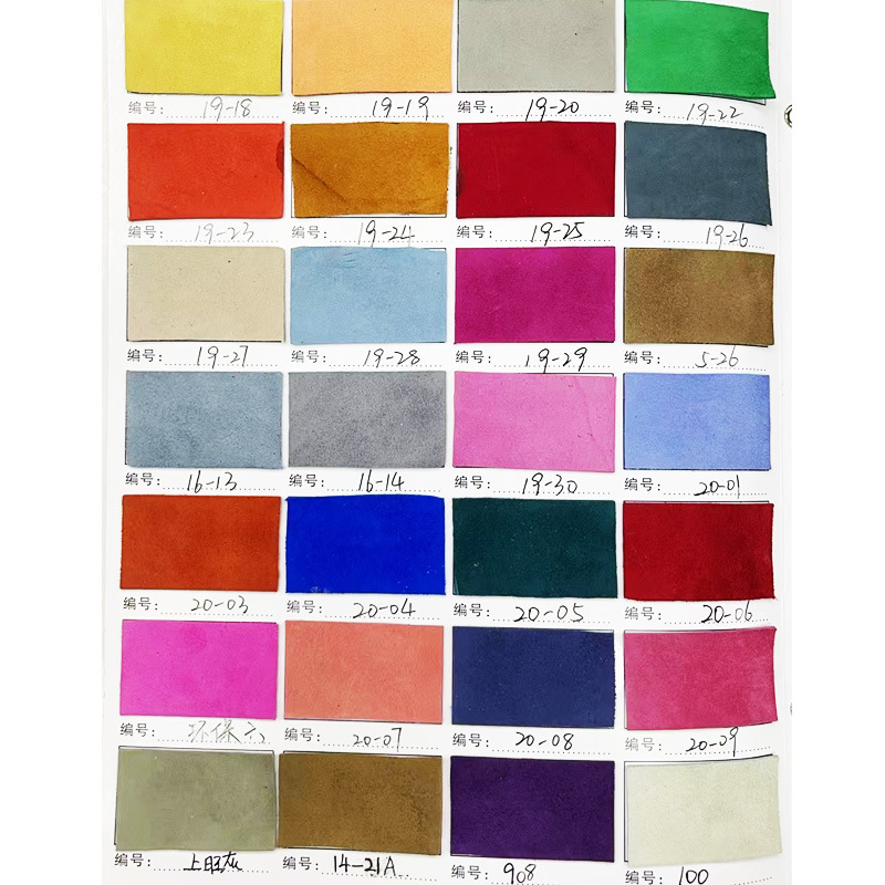 Genuine Goatskin Suede Goatskin Spot Wholesale 0.8mm Light and Soft Shoe Materials Clothing Goatskin Suede Goatskin