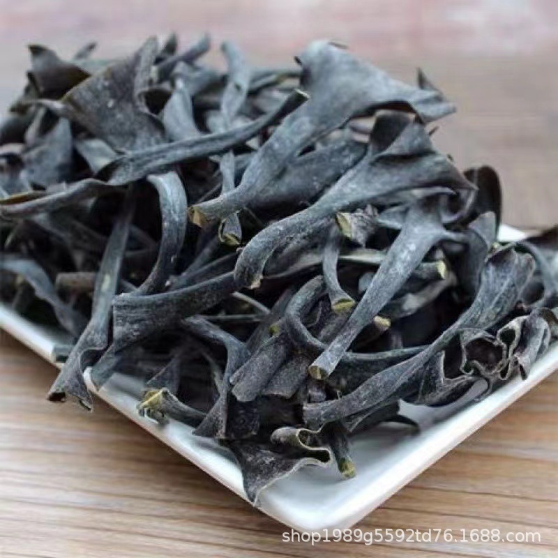 Fujian Xiapu Special Grade Kelp Head Dry Goods Thick Soft Waxy Kelp Root Extra Thick Kelp Stem New Goods Kelp Silk Wholesale