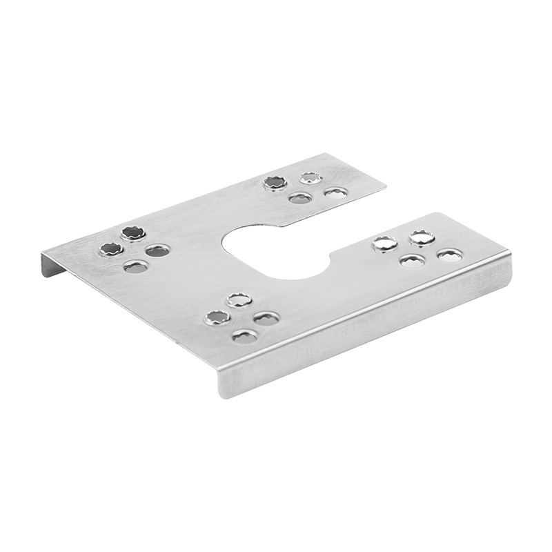 C- shaped steel guide rail conductive sheet solar photovoltaic bracket grounding conductive sheet aluminum alloy guide rail conductive sheet