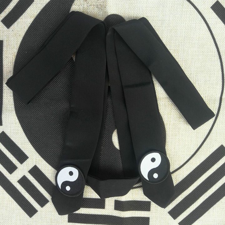 Tao scarf one-word scarf clothing hat headdress tai chi scarf free and unfettered scarf nine beam scarf mixed yuan hemp yarn one-word scarf