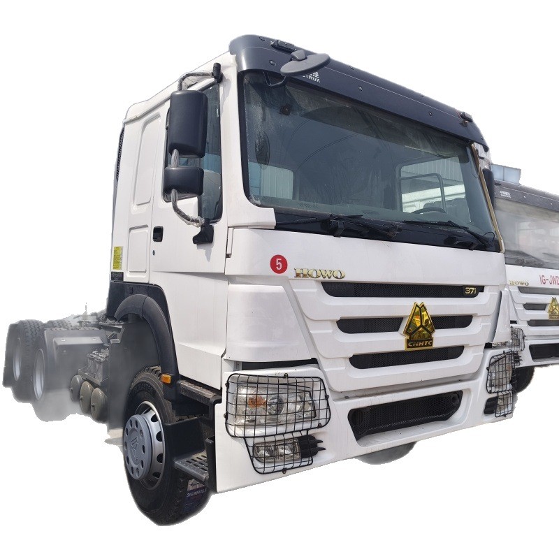 Used Tractor Head Howo Dual Drive Tractor 375 Horsepower Inventory Howo Transport Semi-Trailer Tractor Head