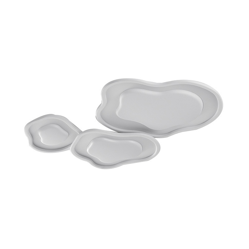 Cream style minimalist living room main light 2024 New cloud ceiling light smart eye protection lamp combination whole house package