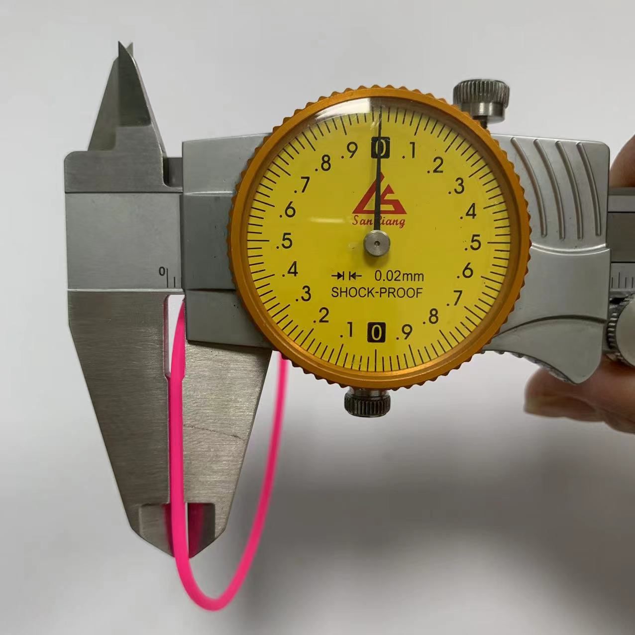 Now Mold for Sale Diameter 65mm, Wire Diameter 2mm, High Elasticity Colorful Silicone Luminous Rubber Band Silicone Ring