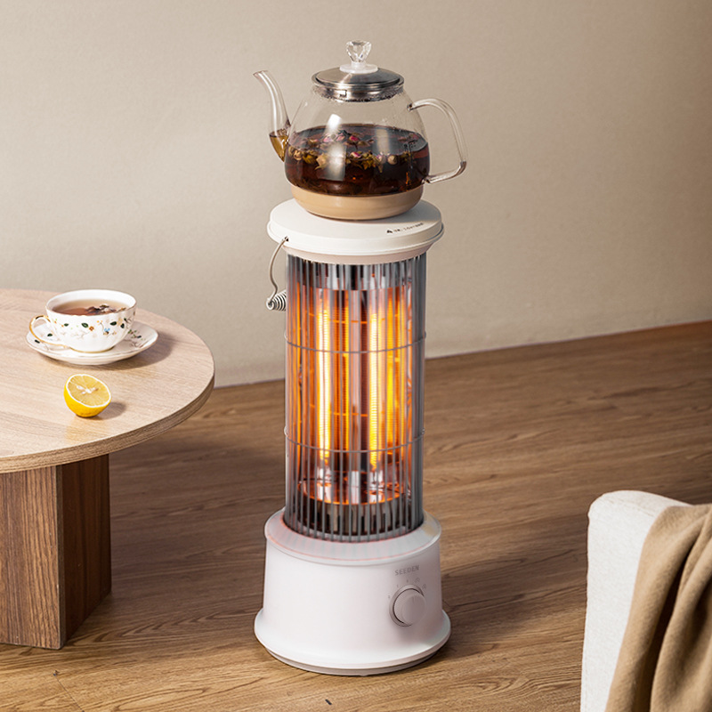 Seeden Birdcage Heater Overheat Protection Wide Angle Electric Heater 1000W High Temperature Resistant Electric Heater Home Heating