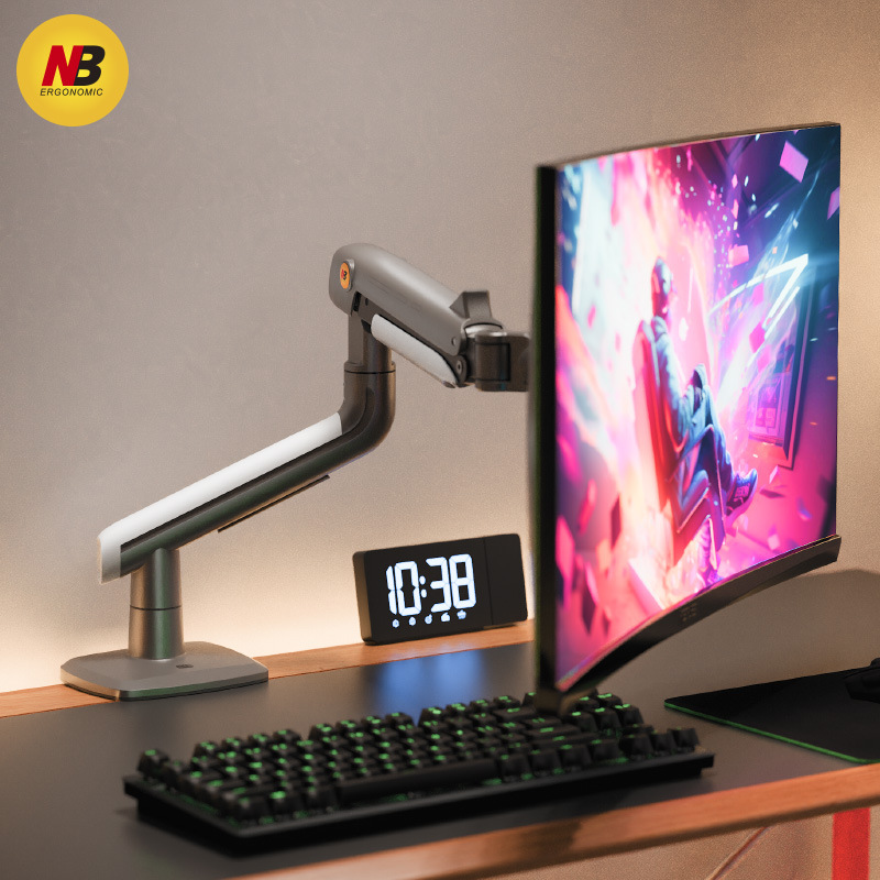 Nb A5 E-Sports Monitor Stand Robotic Arm Gaming Computer Screen Suspended Elevated Stand Fish Screen 34/40/43
