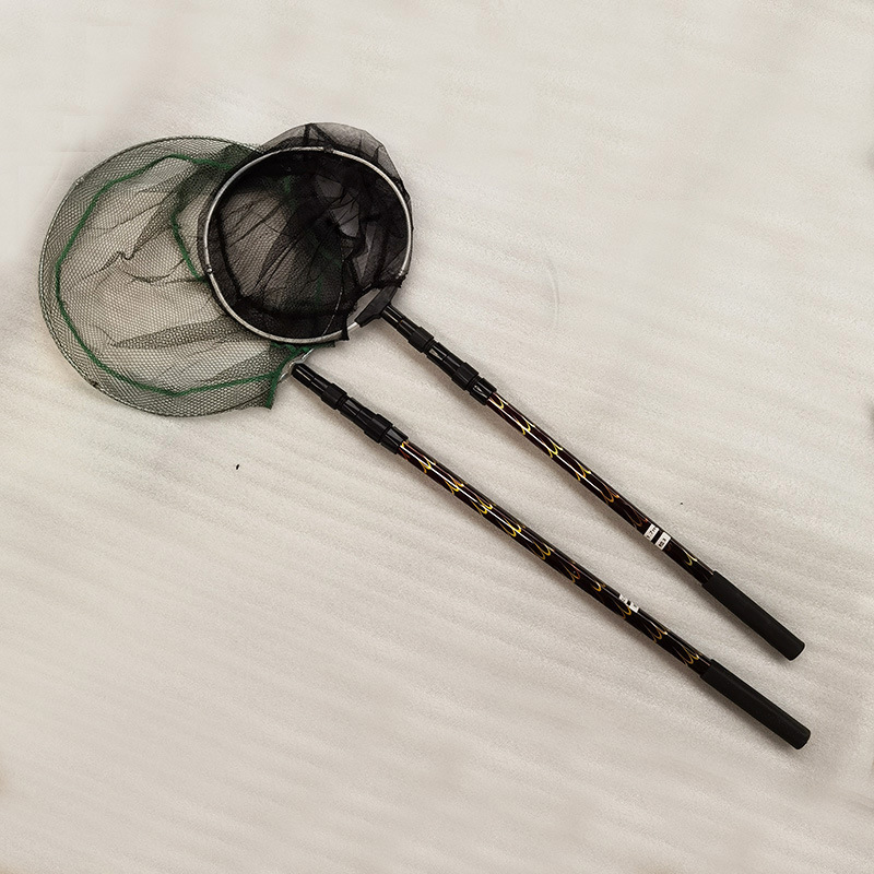 Алюминиевая телескопическая ручка для рыболовной сети с цветочным узором