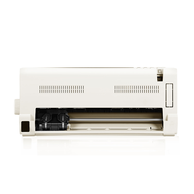 Deli Dl-690K Dot Matrix Printer (White Gray) Invoice Dot Matrix Express Order Printing Flat Push Ticket
