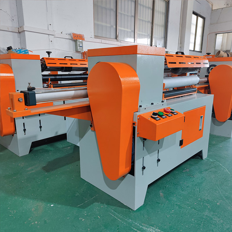 Qida Seiko Multi-knife Automatic Paper Tube Cutting Machine Pneumatic Paper Tube Slitting Machine Paper Core Paper Tube Cutting Machine No Burr
