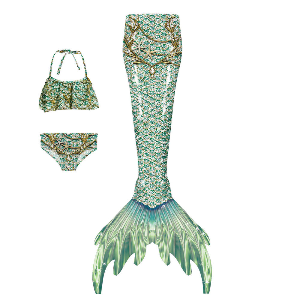 2023 Summer New Adult Swimwear Girl Mermaid Swimsuit Mermaid Princess Suit Mermaid Performance Suit Tail