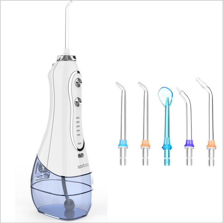 H2Ofloss Portable Water Jet Flosser with 5 Model3 00ml Water