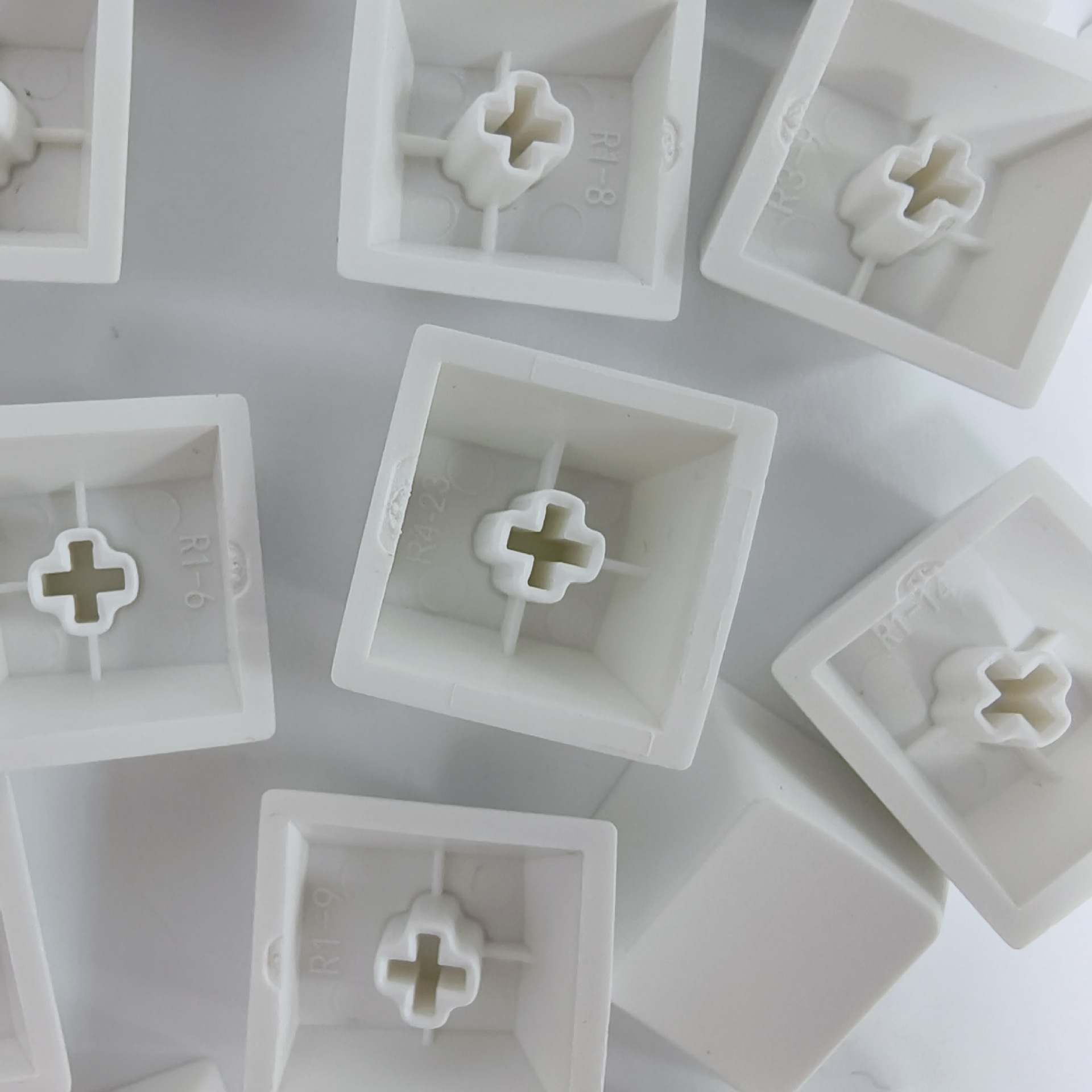 Original Height Keycap Material White Unengraved Pbt Material Blank Sublimation Keycap Material Keycap