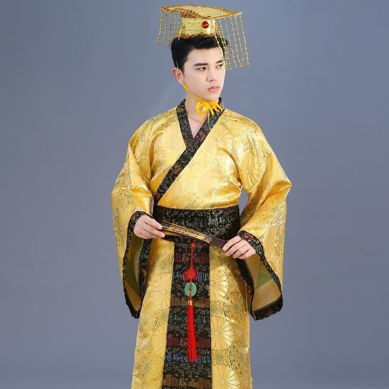New Costume Performance Clothing, Adult Prince Clothing, Dragon Robe, Han Dynasty Emperor, Studio Theme Clothing, Han Dynasty Men's Clothing