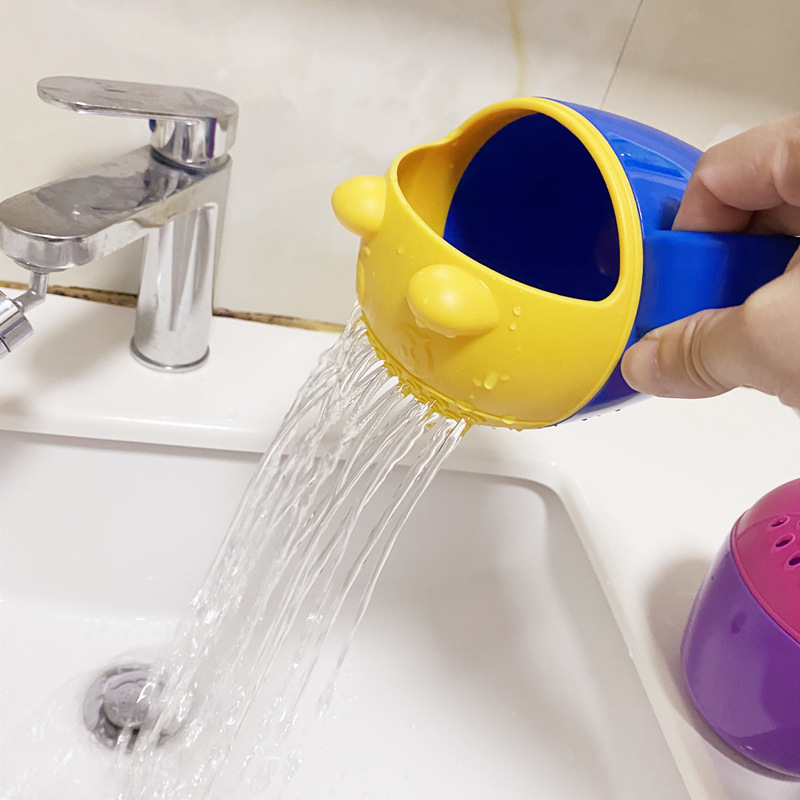 Baby Shampoo Cup Children's Shower Shower Baby Plastic Children's Shower Shampoo Scoop Bath Water Spoon Thickened