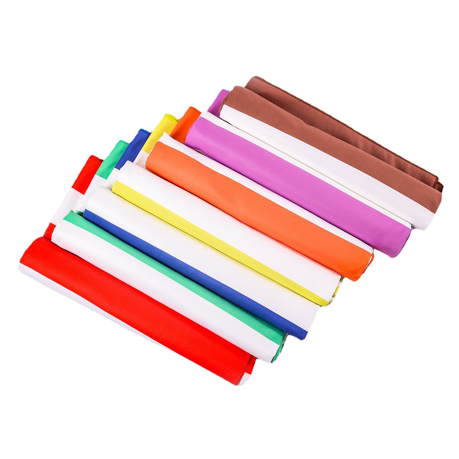 Spot foreign trade double-sided velvet quick-drying towel printed beach towel cross-border microfiber swimming adult bath towel