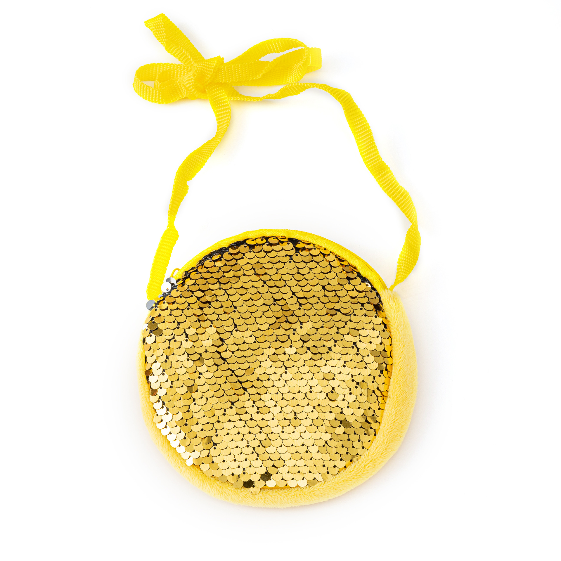 Korean Style Children's Bag Girls Crossbody Bag Fashion Princess Girl Baby Cute Plush Sequin Shoulder Bag