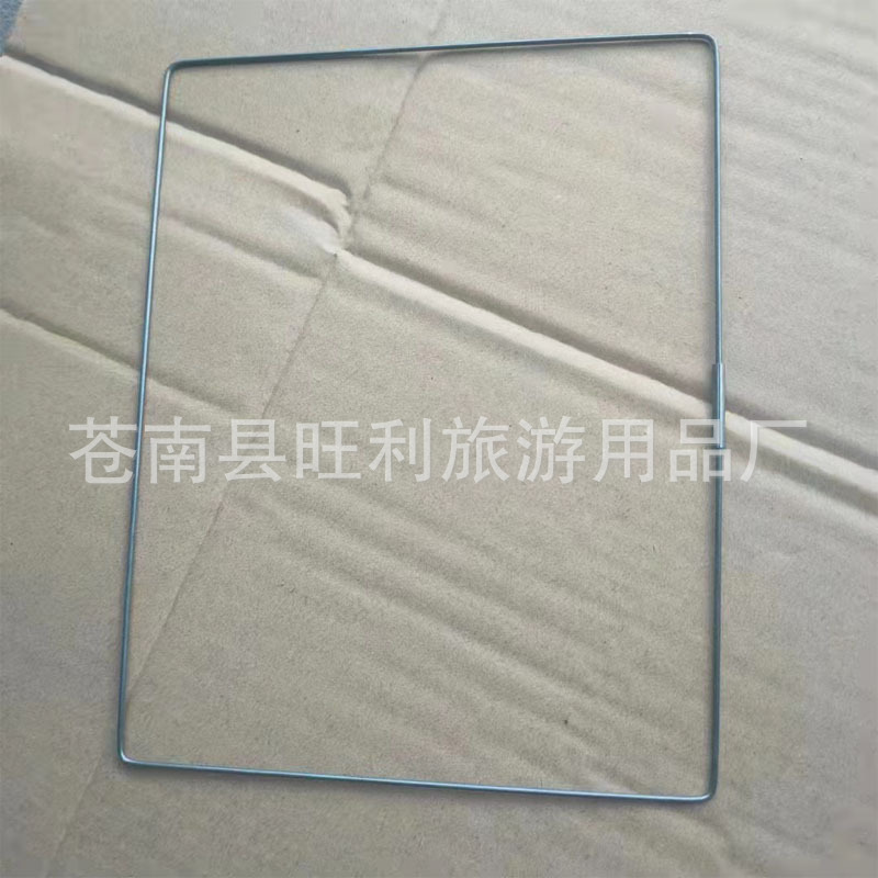 Customized Luggage Galvanized Bending Steel Wire Frame Bracket Factory Wholesale Curved Skeleton Molding Storage Basket