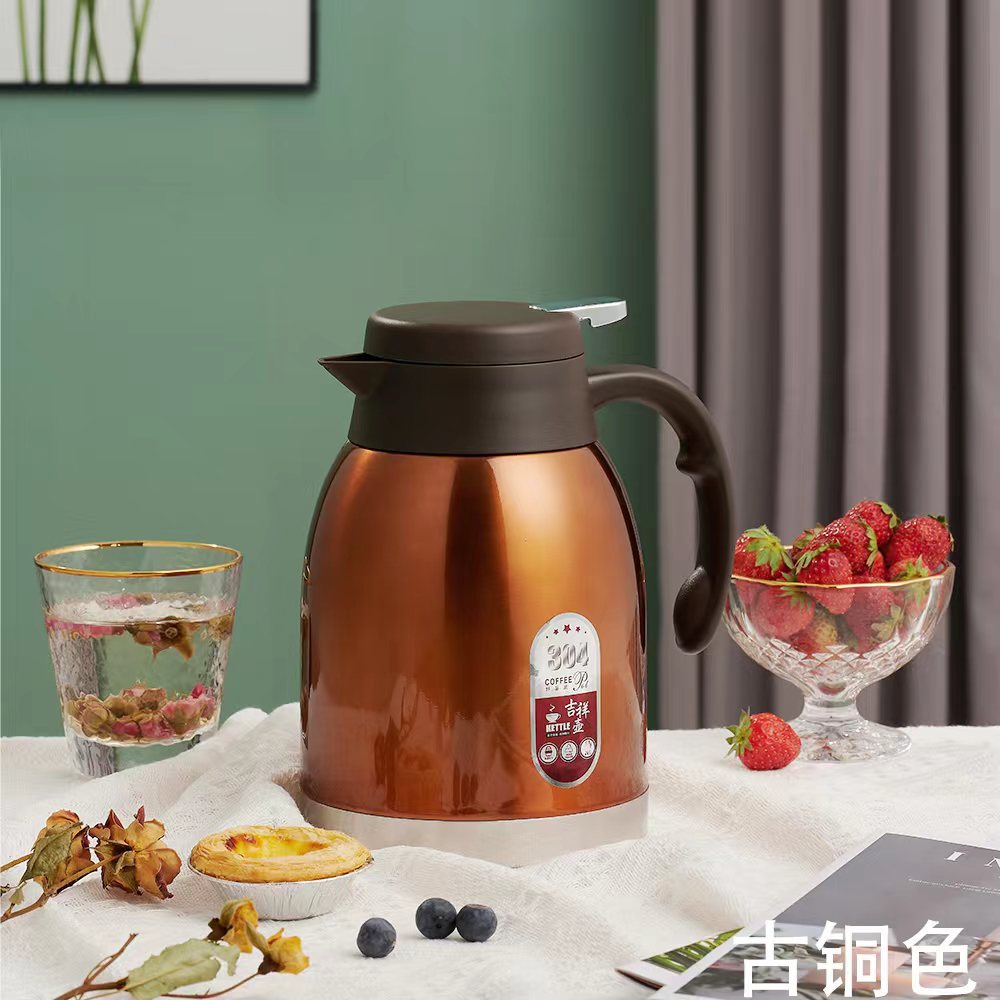 1.6L Jixiang pot 304 stainless steel vacuum heat preservation pot heat preservation and cold preservation can be customized and processed