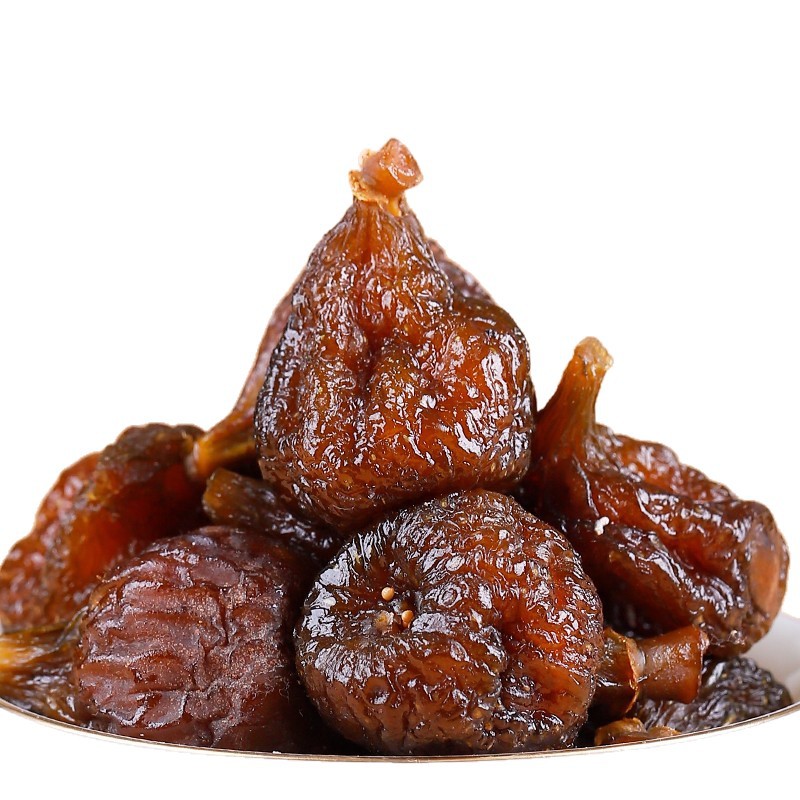 Dropshipping Steamed Dried Figs New Arrival Large Capsules Preserved Fruit 500g Additive-Free Ready-To-Eat Cooked Dried Figs
