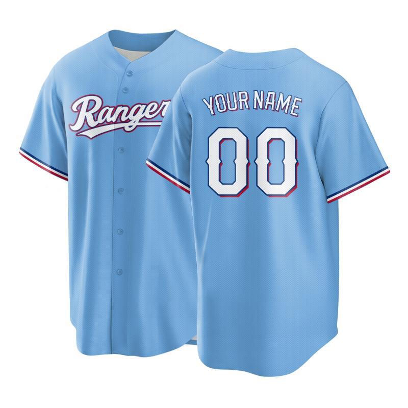 Customized Summer American Baseball Uniforms, Softball Uniforms, Short-Sleeved Cardigans, Button Tops, Baseball Training Uniforms, Sportswear Jerseys