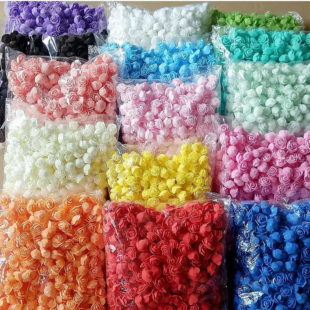 3.5см Пена Цветок Симулированная Роза Пена Медведь Единорог DIY Сырьё