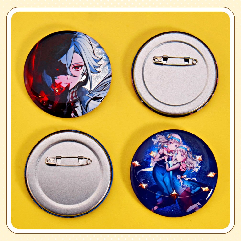 Custom High-Definition Double Flash Badge with Laser Anime Collaboration from Factory, Made to Order