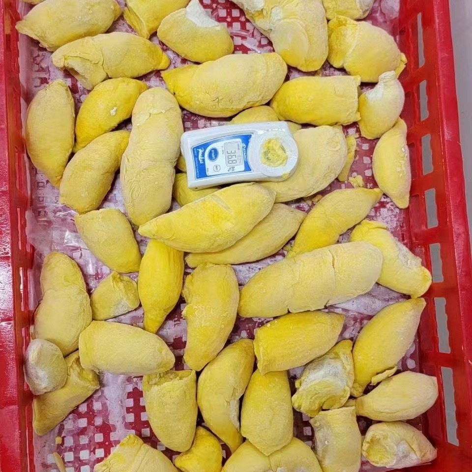 Factory Direct Sales of Frozen Dried Yao Durian Meat, Dried Yao Durian Frozen Meat, Suitable for Buffet Special Supply, Whole Box Wholesale