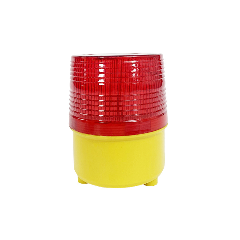 Traffic safety flash signal light night construction solar warning light light control LED strobe obstruction light