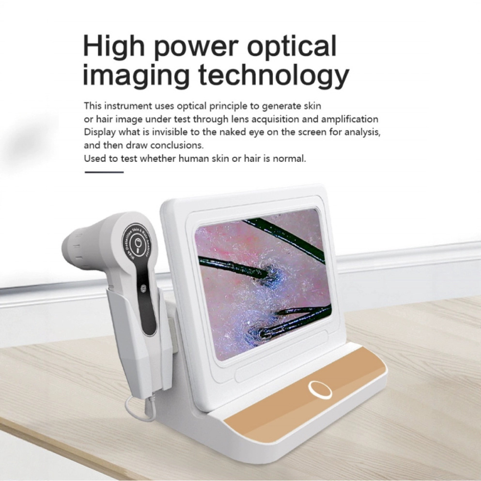 High-Definition Scalp Detector, Hair Follicle Analysis, Skin Detector, Photo-Taking Scalp Physiotherapy Instrument, Scalp Therapy Beauty Salon