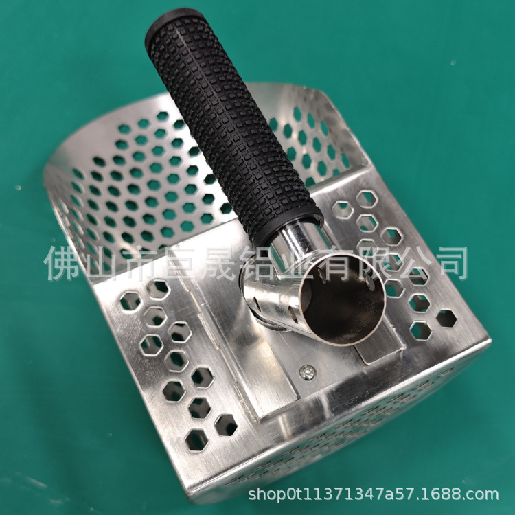 Detachable Handle Thickeneded Compact Gold Mining Shovel New Gold Mining Sand Hourglass Shovel Portable Sea Filtering Stainless Steel Shovel