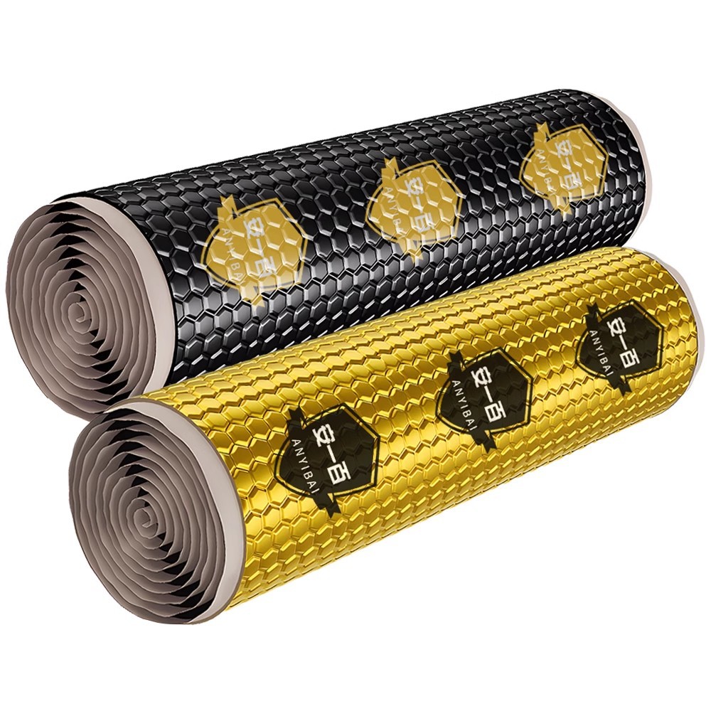 Car sound insulation anti-vibration board sound insulation cotton material four-wheel sound absorption cotton four-door car modified door noise reduction sticker self-adhesive