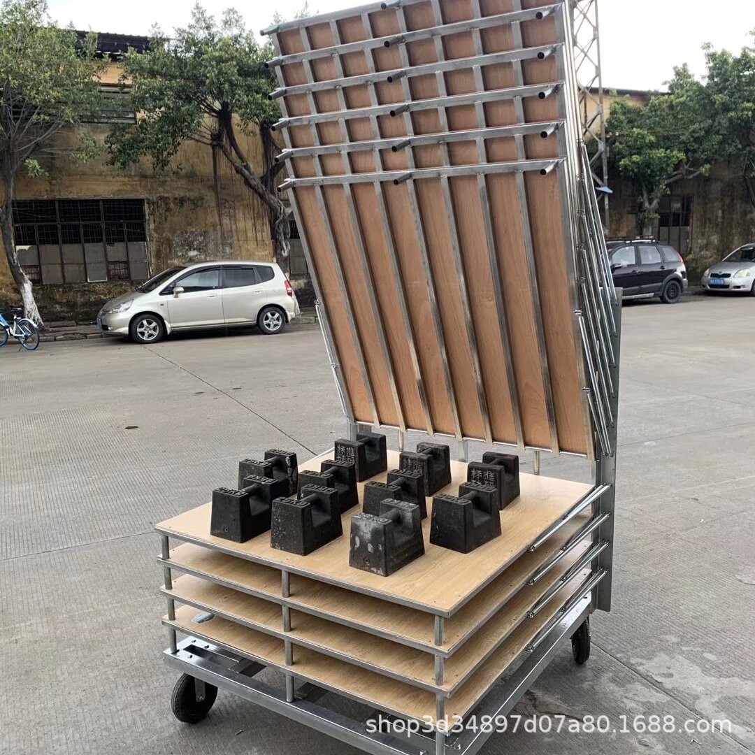 Wooden Multi-Layer Rack Turnover Cart Electronic Factory Drying Rack Aging Heavy-Duty Load-Bearing Rack Motor Push-Pull Auto Parts Drying Rack