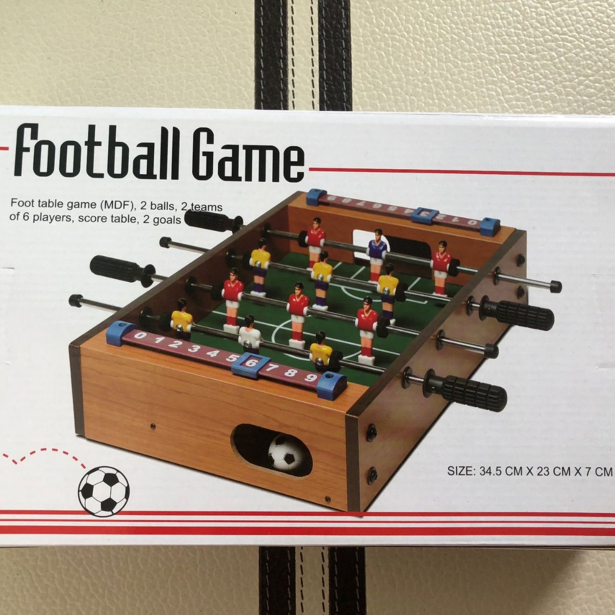 Factory supply table football machine battle party multiplayer game indoor children's desktop football Wholesale