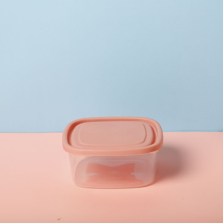 Kitchen refrigerator storage fresh-keeping box microwave heating pp plastic lunch box transparent plastic sealed box wholesale