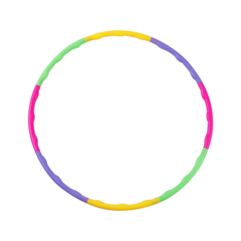 Children's plastic detachable splice hula hoop kindergarten toys can be filled adult fitness sports hula hoop ring