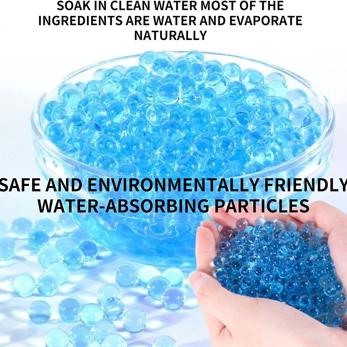 25g Water-Absorbent Marbles Original Crystal Marbles Water-Absorbent Gel Beads Water Bomb 7-8mm Water-Absorbent Beads Large Bubbles