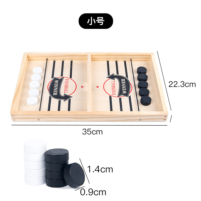 Tiktok same style wooden playing Chess double playing chess parent-child interactive children's chess wooden battle table game toy